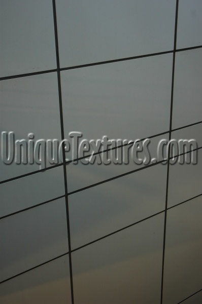 wall oblique pattern shiny architectural metal gray