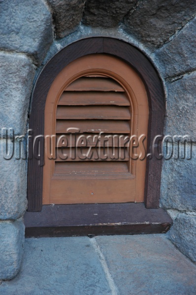 window architectural wood stone  dark brown
