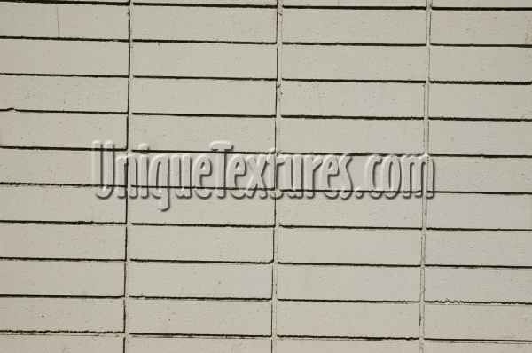 fence rectangular grooved architectural brick white