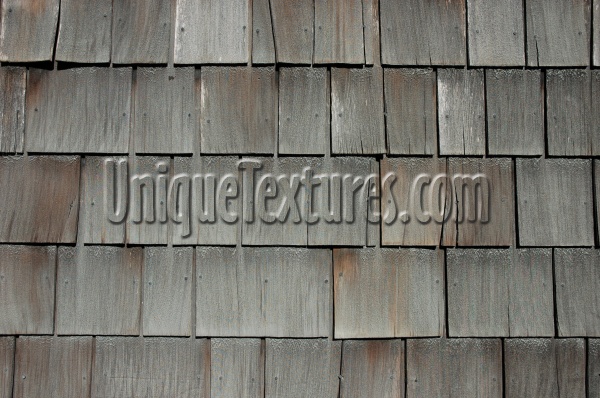 roof rectangular pattern weathered architectural wood gray     