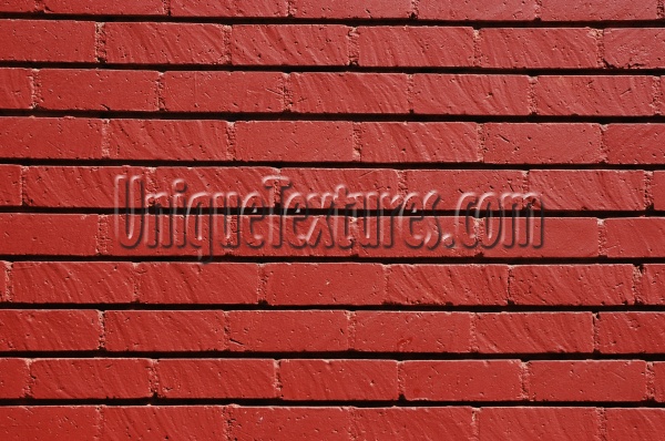 wall rectangular grooved architectural brick red