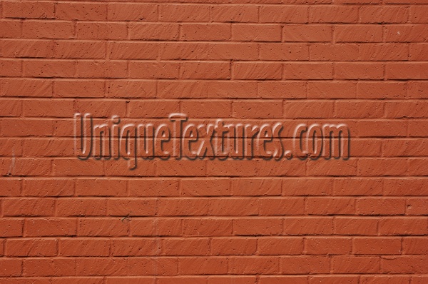 wall rectangular architectural brick paint red