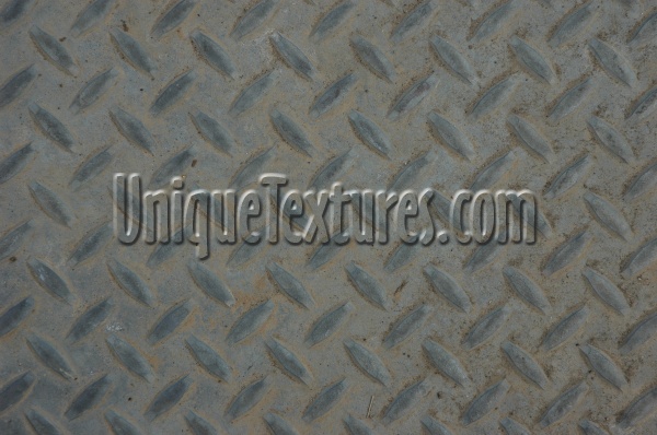 manhole diamonds pattern dirty industrial metal gray  