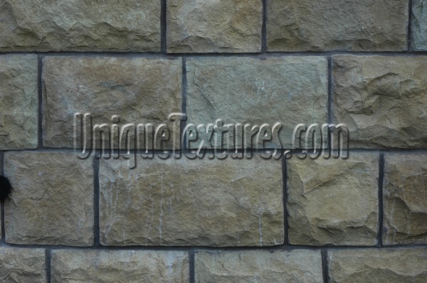 fence rectangular weathered architectural brick stone dark brown
