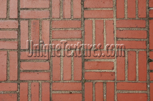 floor rectangular pattern architectural brick red