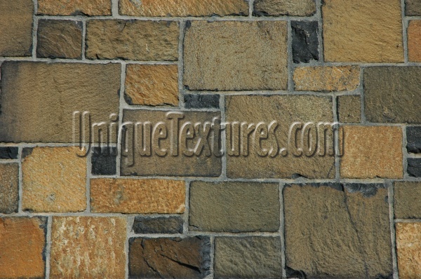 wall rectangular   architectural brick stone yellow