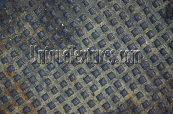 manhole dirty industrial metal gray