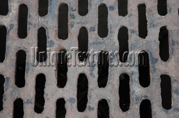 vent/drain spots rusty industrial metal gray  