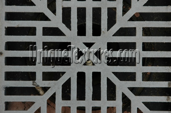 vent/drain pattern industrial metal gray  