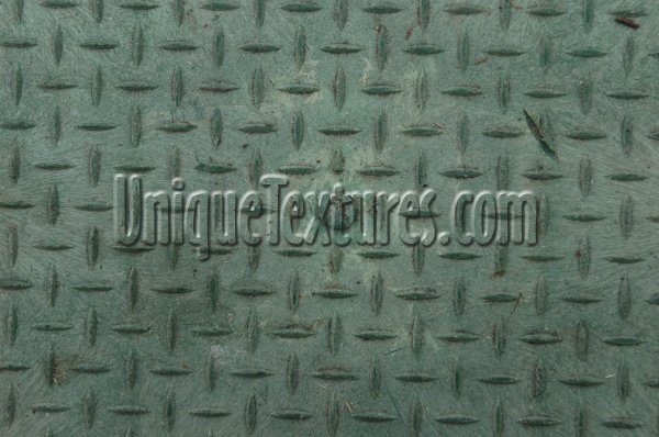 manhole diamonds pattern industrial plastic green