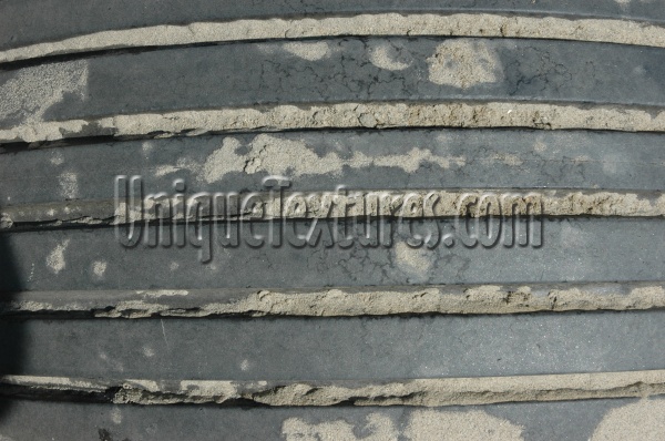 wheel grooved weathered vehicle rubber black    