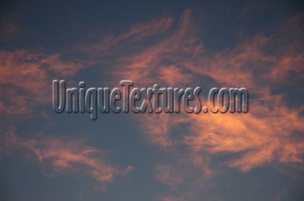 clouds light natural sky orange/peach   