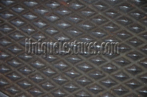 manhole diamonds pattern grooved shiny industrial metal metallic  