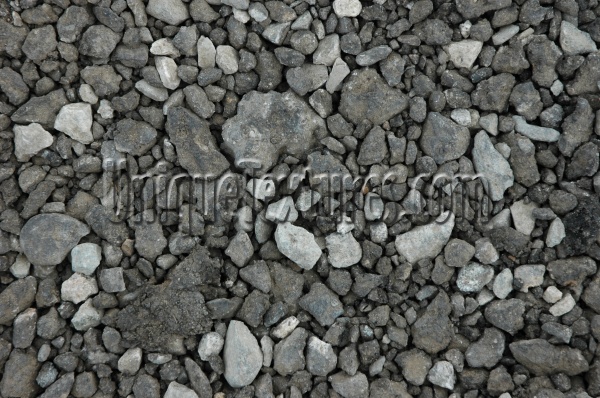 gravel random natural stone gray