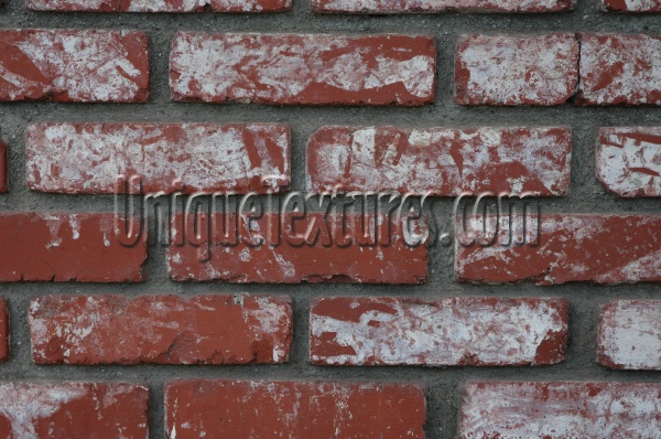 wall rectangular stained architectural   brick red
