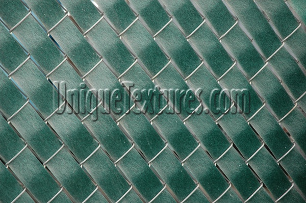 slats fence angled industrial plastic green     