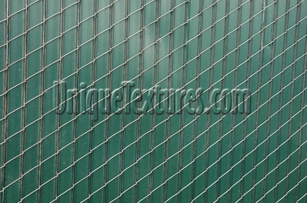 slats fence angled industrial plastic green     