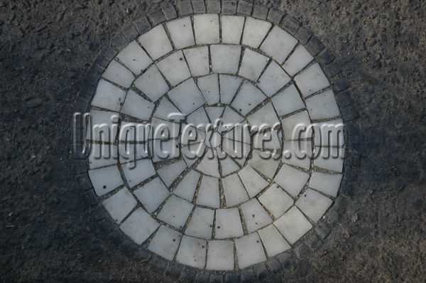 pattern art/design architectural tile/ceramic white floor 