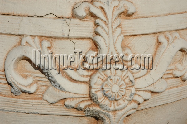 fixture wall cracked/chipped art/design architectural stucco/plaster white