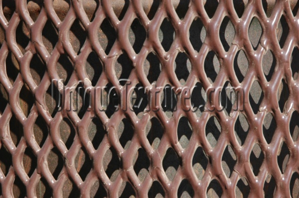 vent/drain pattern shadow industrial metal dark brown