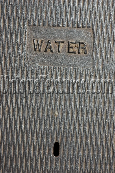 manhole diamonds pattern textual industrial metal gray   