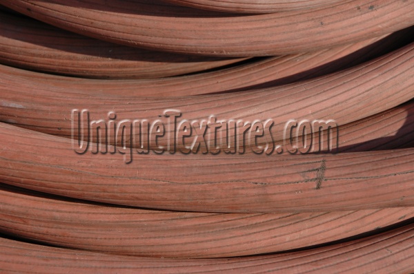 spiral curves dirty weathered industrial rubber red  