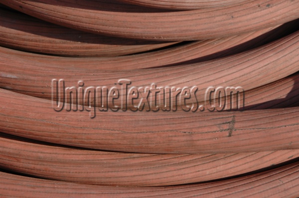spiral curves dirty weathered industrial rubber red  