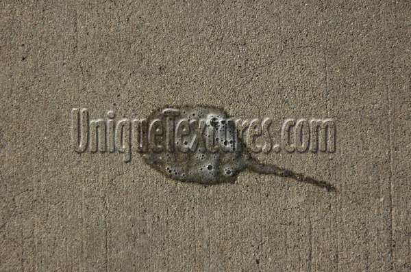 oval wet disgusting miscellaneous concrete gray floor    