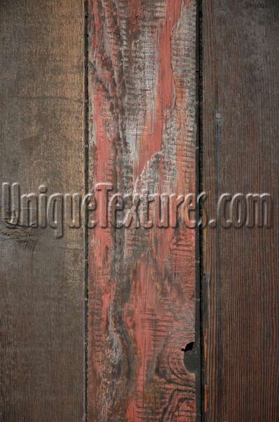 fence vertical weathered scratched architectural wood red boards