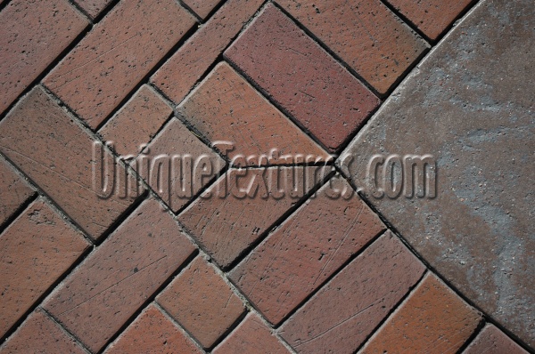 floor pattern architectural brick red