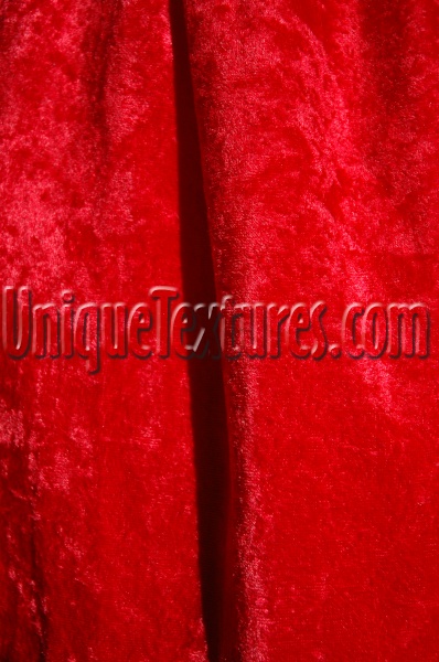 vertical shadow wrinkled furry   industrial fabric vibrant red