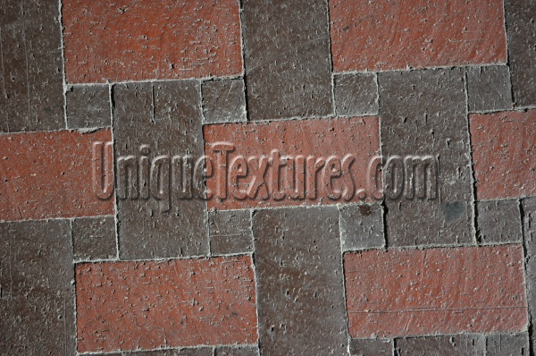 floor rectangular architectural brick multicolored