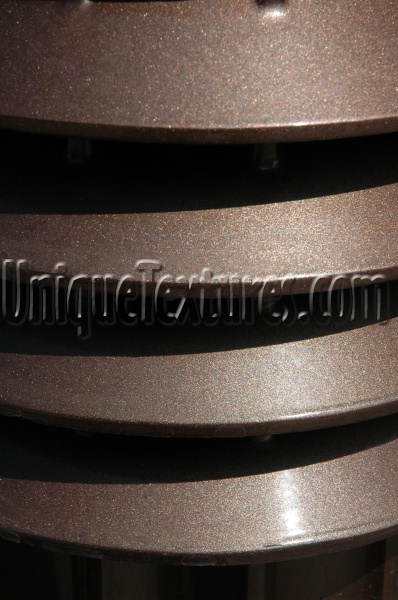 vent/drain curves shiny     new industrial metal dark brown