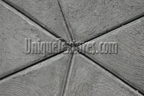 floor angled grooved architectural concrete gray