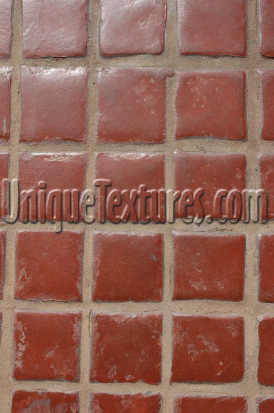 floor square shiny architectural tile/ceramic red