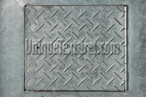 door manhole diamonds pattern industrial metal metallic