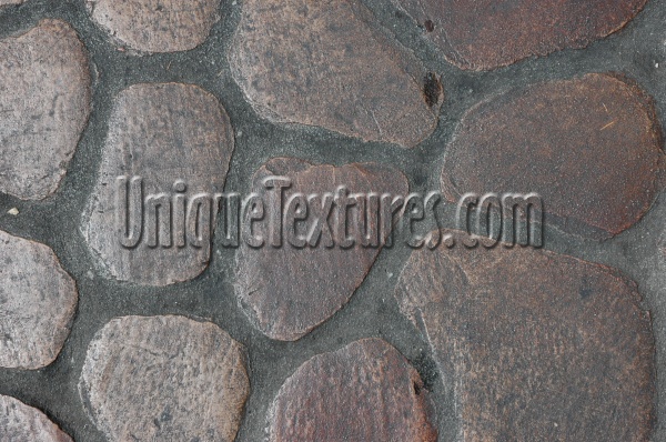 floor random architectural stone dark brown