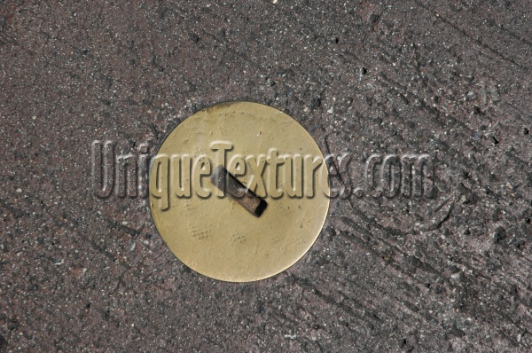 metallic concrete metal industrial shiny round manhole street   