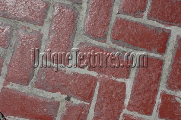 floor rectangular     pattern architectural brick red