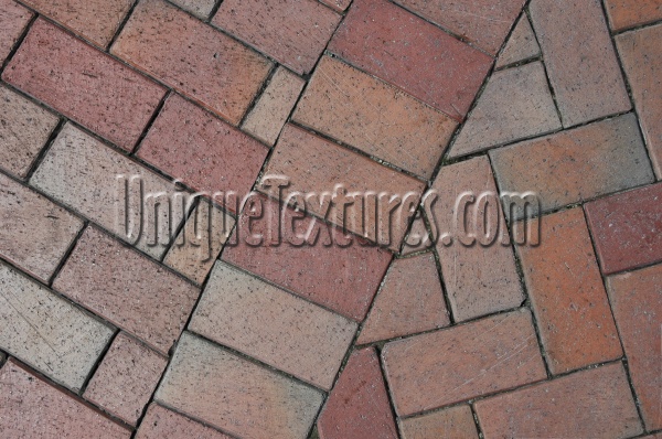 floor angled rectangular architectural brick multicolored