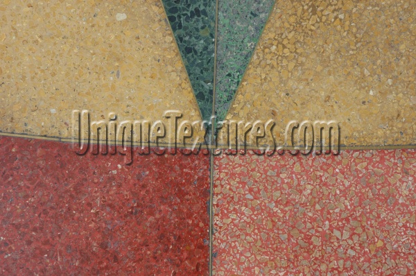 multicolored concrete architectural angled floor