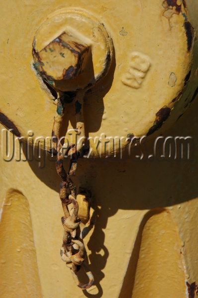 yellow paint metal industrial shadow hexagon fixture