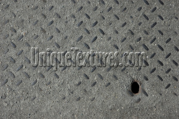 gray metal asphalt industrial pattern diamonds manhole
