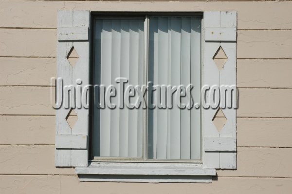 window rectangular retro architectural wood glass paint orange/peach white