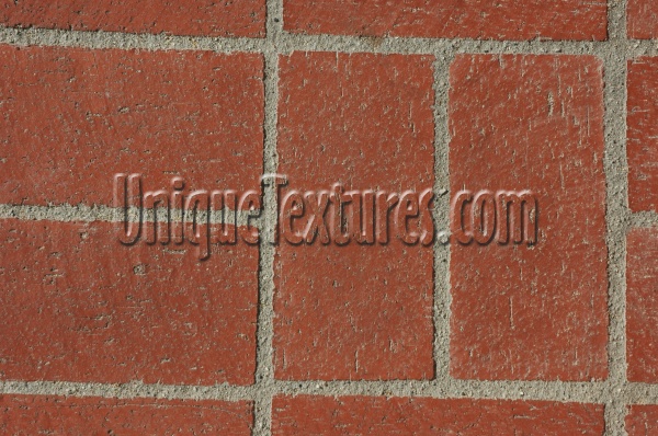 floor rectangular architectural brick red