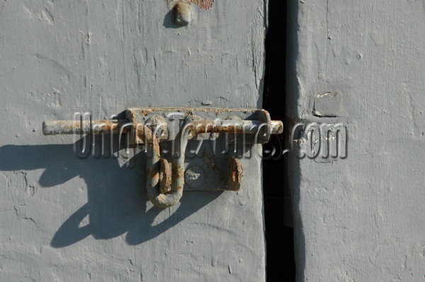 gray paint metal wood architectural rusty handle fixture door