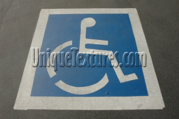 blue white paint asphalt vehicle oblique symbol street