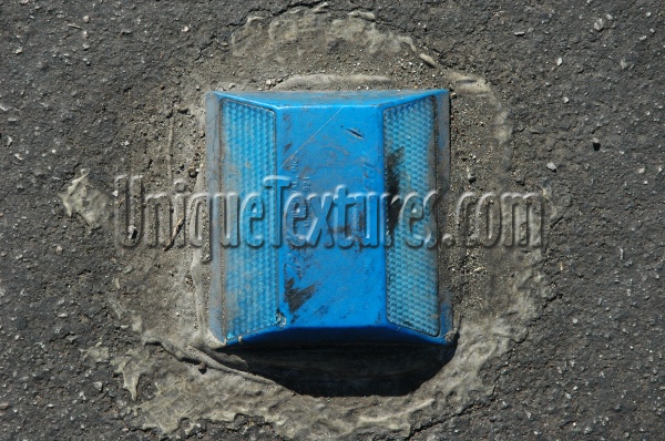 blue black plastic concrete industrial vehicle square fixture