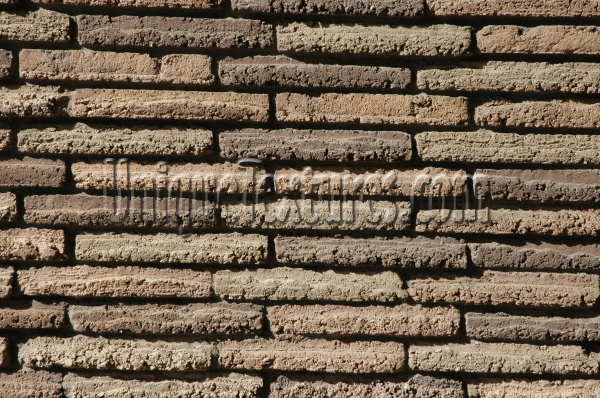 wall rectangular shadow architectural brick dark brown