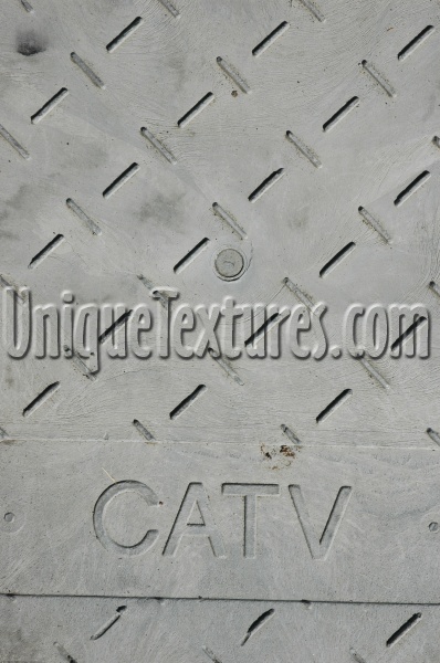 door street diamonds pattern textual bleached mech/elec industrial plastic gray